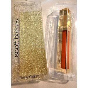 NIB Scott Barnes Flossy Glossy Lip Gloss in Blaze